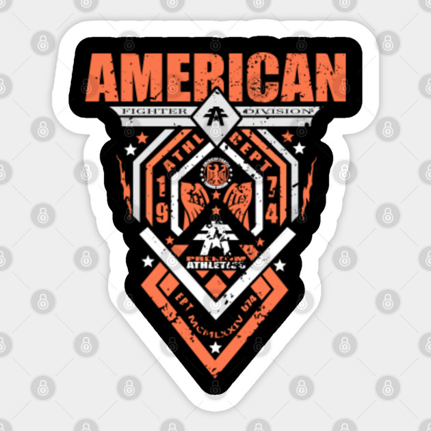 AMERICAN FIGHTER Mens - American Fighter - Sticker | TeePublic